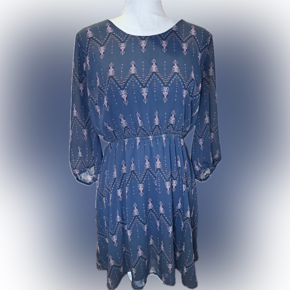 Moody Patterned Dress Maurice’s large